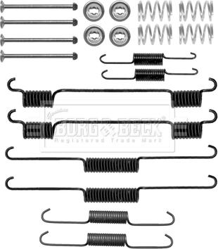 Borg & Beck BBK6224 - Комплект принадлежности, спирани челюсти vvparts.bg