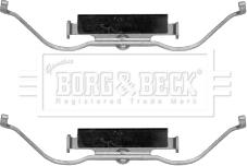 Borg & Beck BBK1586 - Комплект принадлежности, дискови накладки vvparts.bg