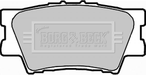 Borg & Beck BBP1990 - Комплект спирачно феродо, дискови спирачки vvparts.bg