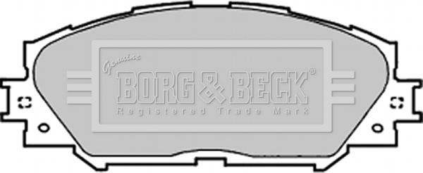 Borg & Beck BBP1991 - Комплект спирачно феродо, дискови спирачки vvparts.bg