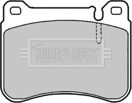 Borg & Beck BBP1998 - Комплект спирачно феродо, дискови спирачки vvparts.bg