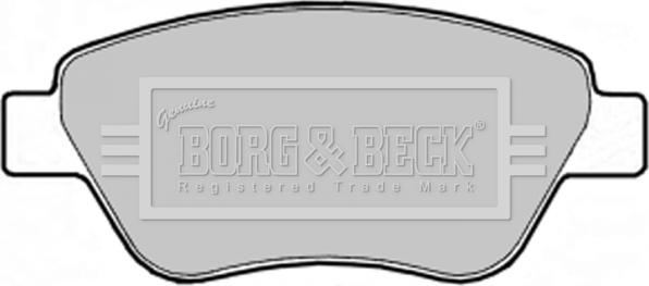 Borg & Beck BBP1997 - Комплект спирачно феродо, дискови спирачки vvparts.bg