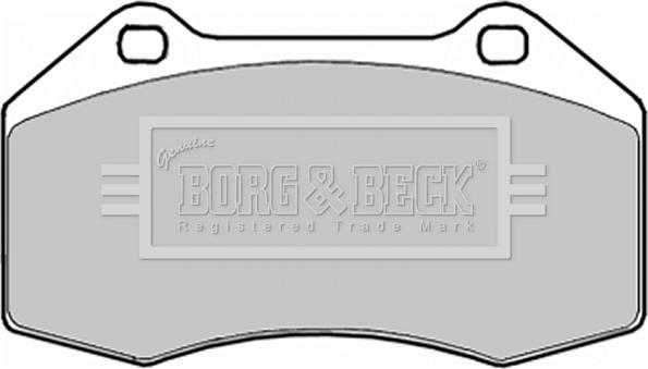 Borg & Beck BBP1909 - Комплект спирачно феродо, дискови спирачки vvparts.bg