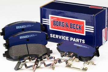 Borg & Beck BBP1905 - Комплект спирачно феродо, дискови спирачки vvparts.bg