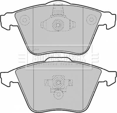 Borg & Beck BBP1903 - Комплект спирачно феродо, дискови спирачки vvparts.bg