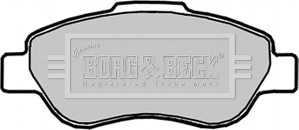 Borg & Beck BBP1914 - Комплект спирачно феродо, дискови спирачки vvparts.bg