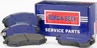 Borg & Beck BBP1913 - Комплект спирачно феродо, дискови спирачки vvparts.bg