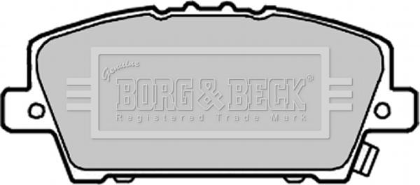 Borg & Beck BBP1986 - Комплект спирачно феродо, дискови спирачки vvparts.bg