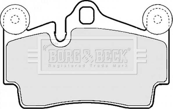 Borg & Beck BBP1972 - Комплект спирачно феродо, дискови спирачки vvparts.bg