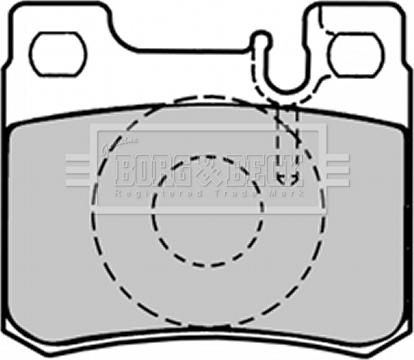 Borg & Beck BBP1495 - Комплект спирачно феродо, дискови спирачки vvparts.bg