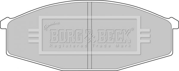 Borg & Beck BBP1497 - Комплект спирачно феродо, дискови спирачки vvparts.bg