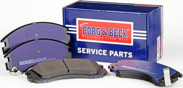 Borg & Beck BBP1449 - Комплект спирачно феродо, дискови спирачки vvparts.bg