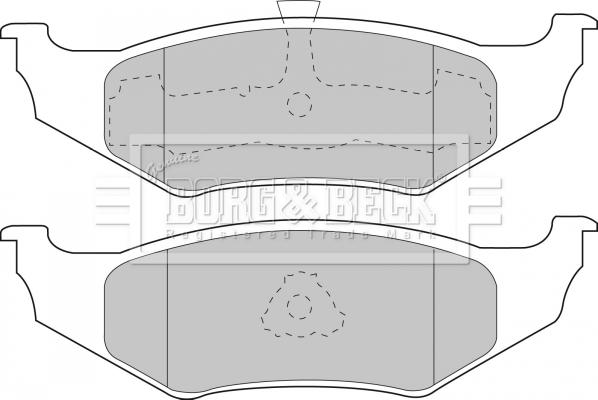 Borg & Beck BBP1450 - Комплект спирачно феродо, дискови спирачки vvparts.bg