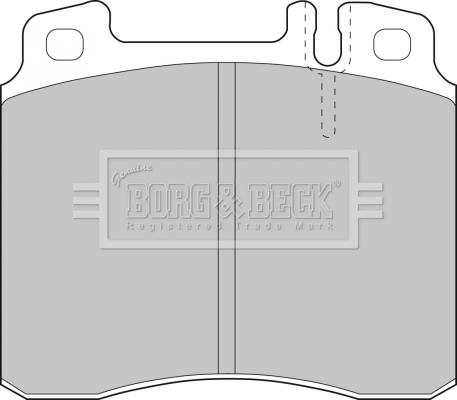 Borg & Beck BBP1464 - Комплект спирачно феродо, дискови спирачки vvparts.bg