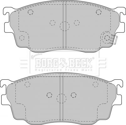 Borg & Beck BBP1404 - Комплект спирачно феродо, дискови спирачки vvparts.bg