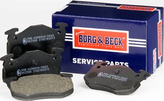 Borg & Beck BBP1401 - Комплект спирачно феродо, дискови спирачки vvparts.bg