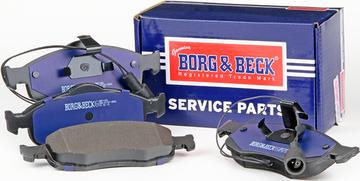 Borg & Beck BBP1408 - Комплект спирачно феродо, дискови спирачки vvparts.bg