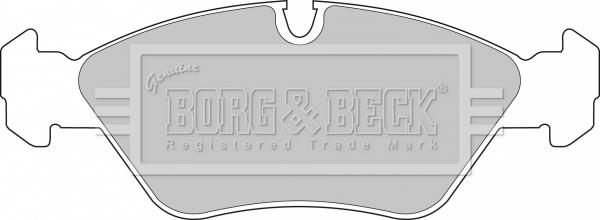 Borg & Beck BBP1412 - Комплект спирачно феродо, дискови спирачки vvparts.bg