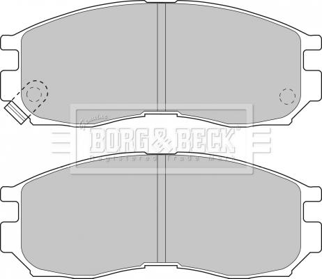 Borg & Beck BBP1484 - Комплект спирачно феродо, дискови спирачки vvparts.bg