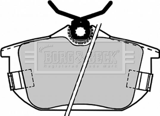 Borg & Beck BBP1488 - Комплект спирачно феродо, дискови спирачки vvparts.bg