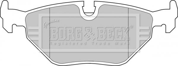 Borg & Beck BBP1483 - Комплект спирачно феродо, дискови спирачки vvparts.bg