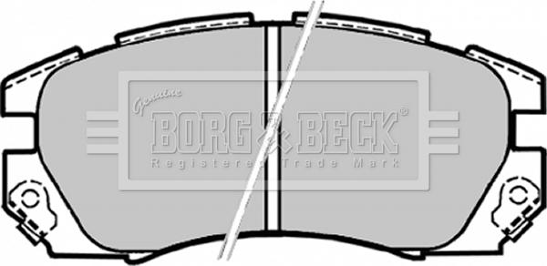 Borg & Beck BBP1479 - Комплект спирачно феродо, дискови спирачки vvparts.bg