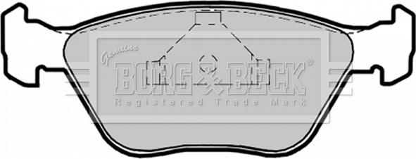 Borg & Beck BBP1475 - Комплект спирачно феродо, дискови спирачки vvparts.bg