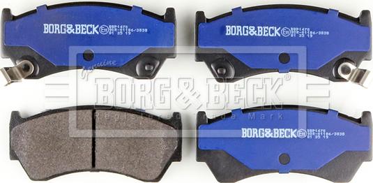 Borg & Beck BBP1470 - Комплект спирачно феродо, дискови спирачки vvparts.bg