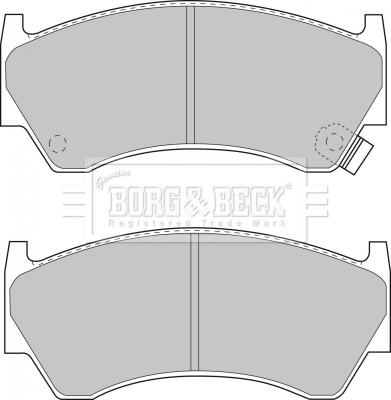 Borg & Beck BBP1470 - Комплект спирачно феродо, дискови спирачки vvparts.bg