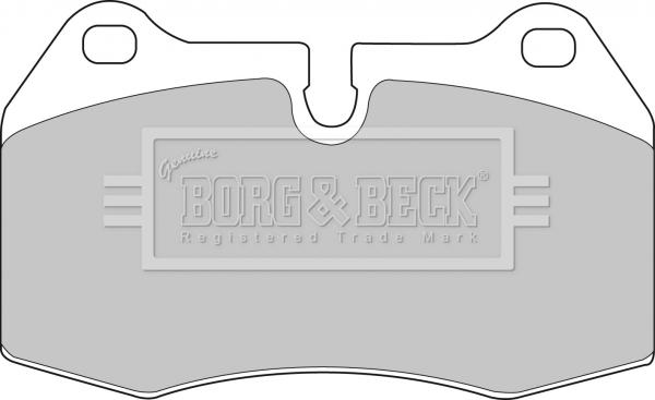 Borg & Beck BBP1596 - Комплект спирачно феродо, дискови спирачки vvparts.bg