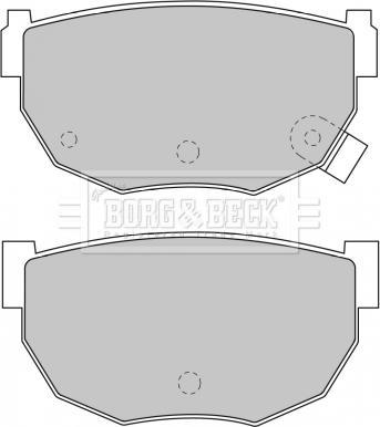 Borg & Beck BBP1549 - Комплект спирачно феродо, дискови спирачки vvparts.bg