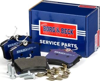 Borg & Beck BBP1542 - Комплект спирачно феродо, дискови спирачки vvparts.bg