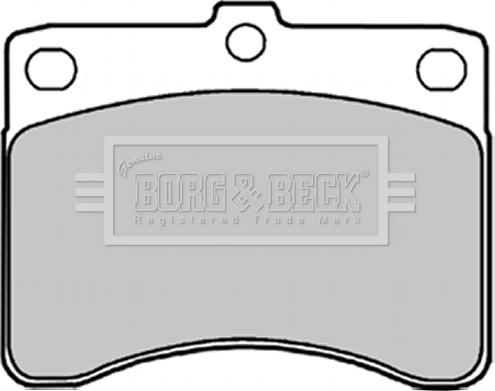 Borg & Beck BBP1547 - Комплект спирачно феродо, дискови спирачки vvparts.bg