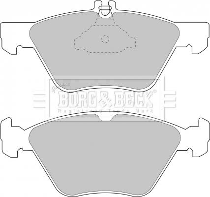 Borg & Beck BBP1564 - Комплект спирачно феродо, дискови спирачки vvparts.bg