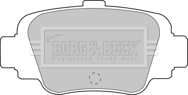 Borg & Beck BBP1560 - Комплект спирачно феродо, дискови спирачки vvparts.bg