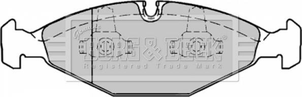 Borg & Beck BBP1568 - Комплект спирачно феродо, дискови спирачки vvparts.bg