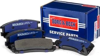 Borg & Beck BBP1500 - Комплект спирачно феродо, дискови спирачки vvparts.bg