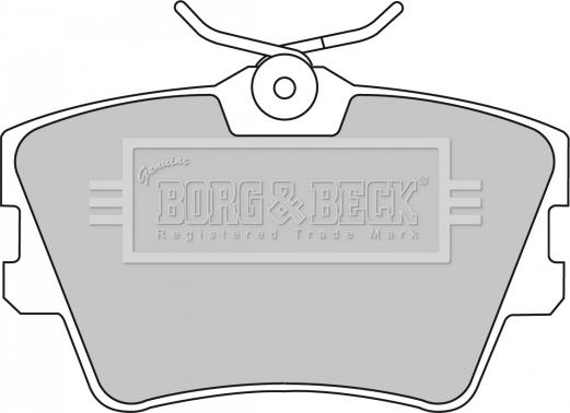 Borg & Beck BBP1501 - Комплект спирачно феродо, дискови спирачки vvparts.bg