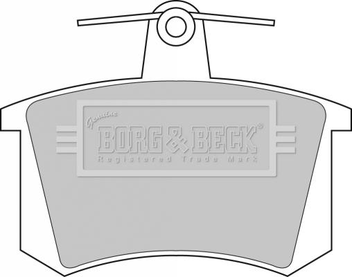 Borg & Beck BBP1503 - Комплект спирачно феродо, дискови спирачки vvparts.bg