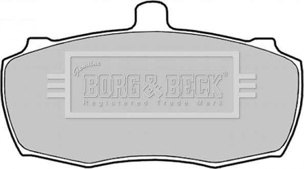 Borg & Beck BBP1519 - Комплект спирачно феродо, дискови спирачки vvparts.bg