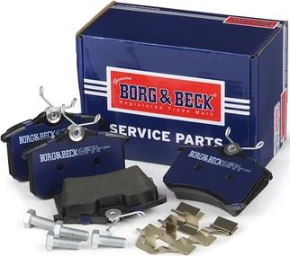 Borg & Beck BBP1512 - Комплект спирачно феродо, дискови спирачки vvparts.bg