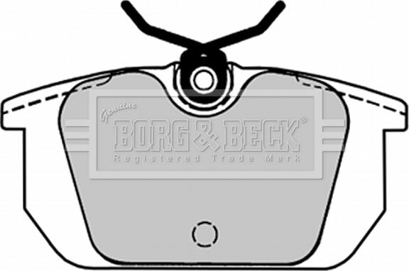 Borg & Beck BBP1534 - Комплект спирачно феродо, дискови спирачки vvparts.bg