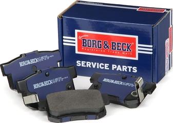 Borg & Beck BBP1535 - Комплект спирачно феродо, дискови спирачки vvparts.bg