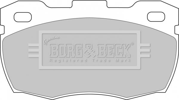 Borg & Beck BBP1571 - Комплект спирачно феродо, дискови спирачки vvparts.bg