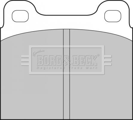 Borg & Beck BBP1698 - Комплект спирачно феродо, дискови спирачки vvparts.bg