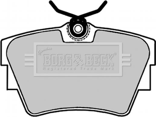 Borg & Beck BBP1693 - Комплект спирачно феродо, дискови спирачки vvparts.bg