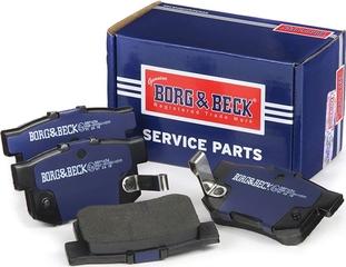Borg & Beck BBP1656 - Комплект спирачно феродо, дискови спирачки vvparts.bg