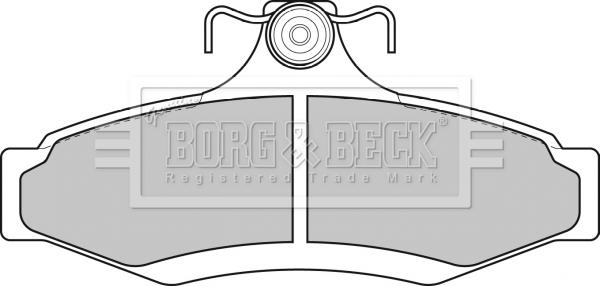 Borg & Beck BBP1651 - Комплект спирачно феродо, дискови спирачки vvparts.bg