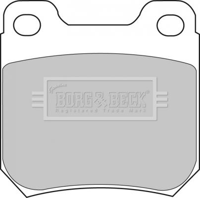 Borg & Beck BBP1605 - Комплект спирачно феродо, дискови спирачки vvparts.bg