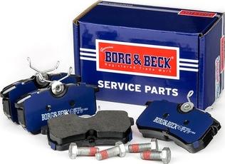 Borg & Beck BBP1603 - Комплект спирачно феродо, дискови спирачки vvparts.bg